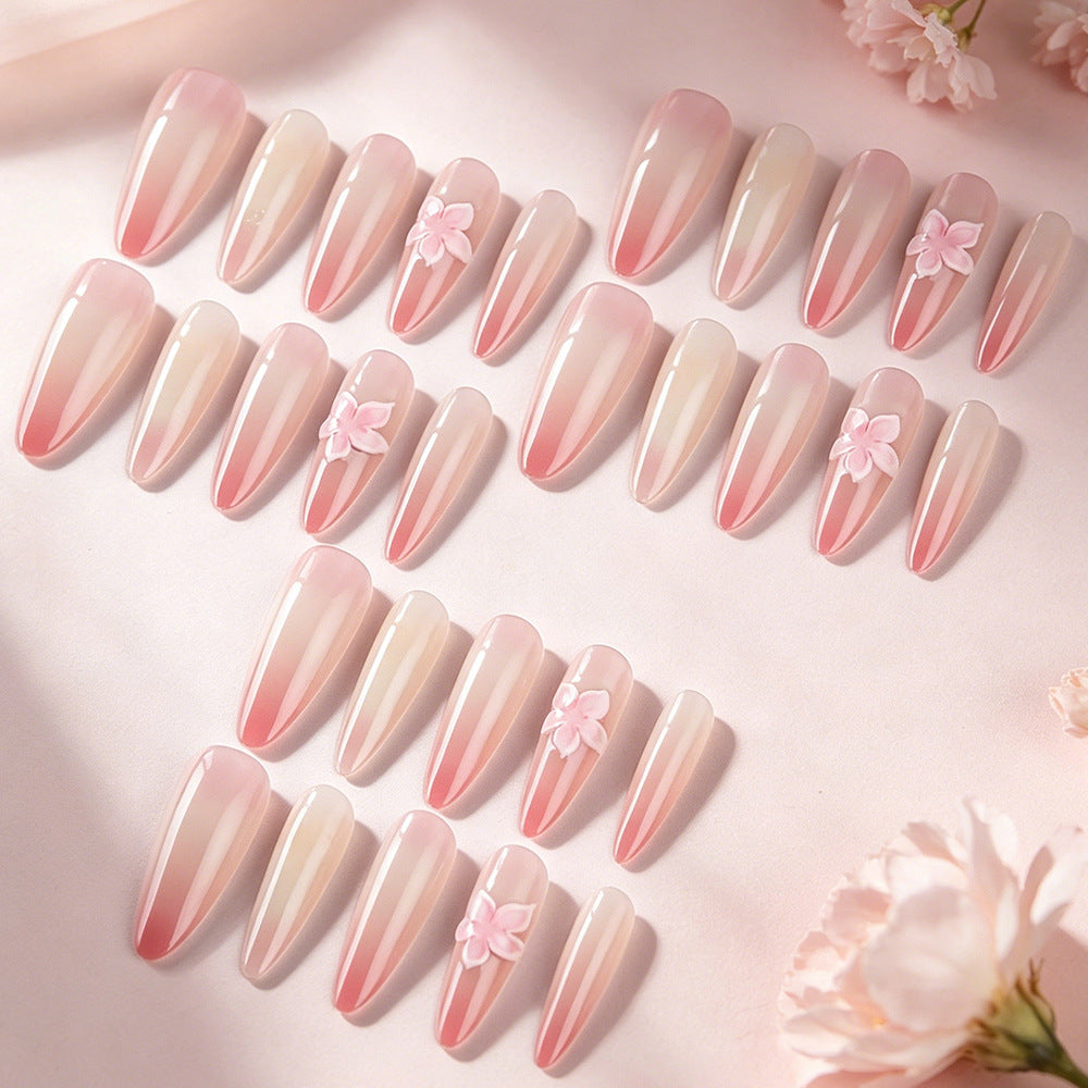 Elegant Floral Press-On Nails Kalsten