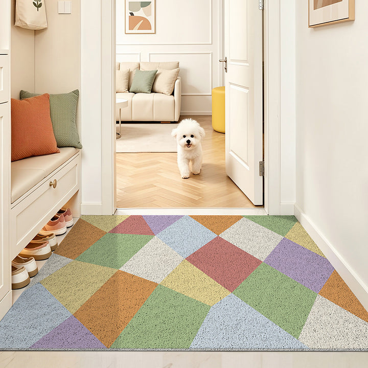 Geometric Patterned Indoor Area Mat Kalsten