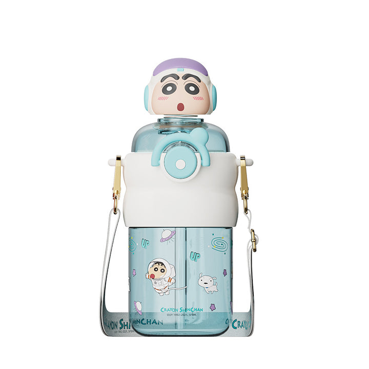 Ladies drinking bottle with interactive character lid Kalsten