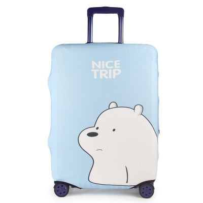 Tropical Leaf Print Hard Shell Luggage Kalsten