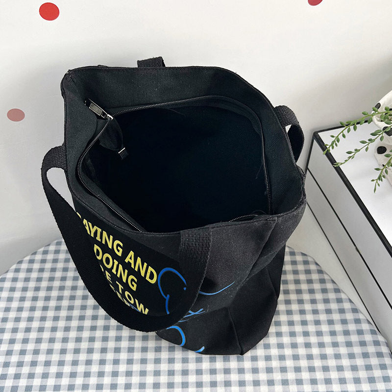 Playful Graphic Tote Bag