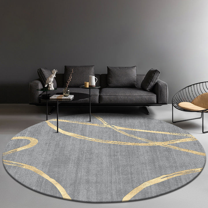 Luxurious Modern Round Area Rug