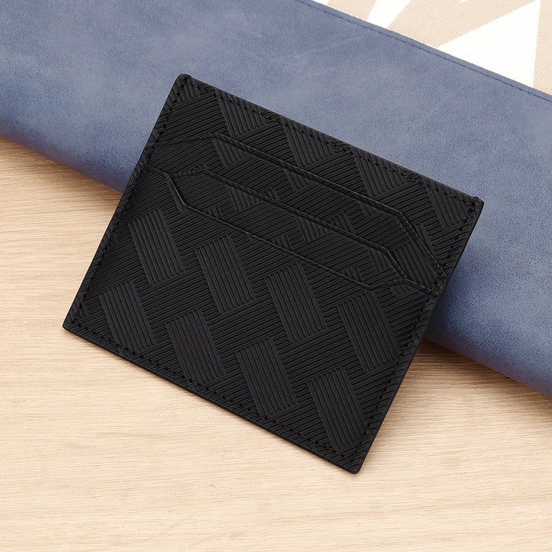 Textured Leather Card Holder kalsten