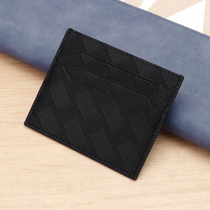 Textured Leather Card Holder kalsten