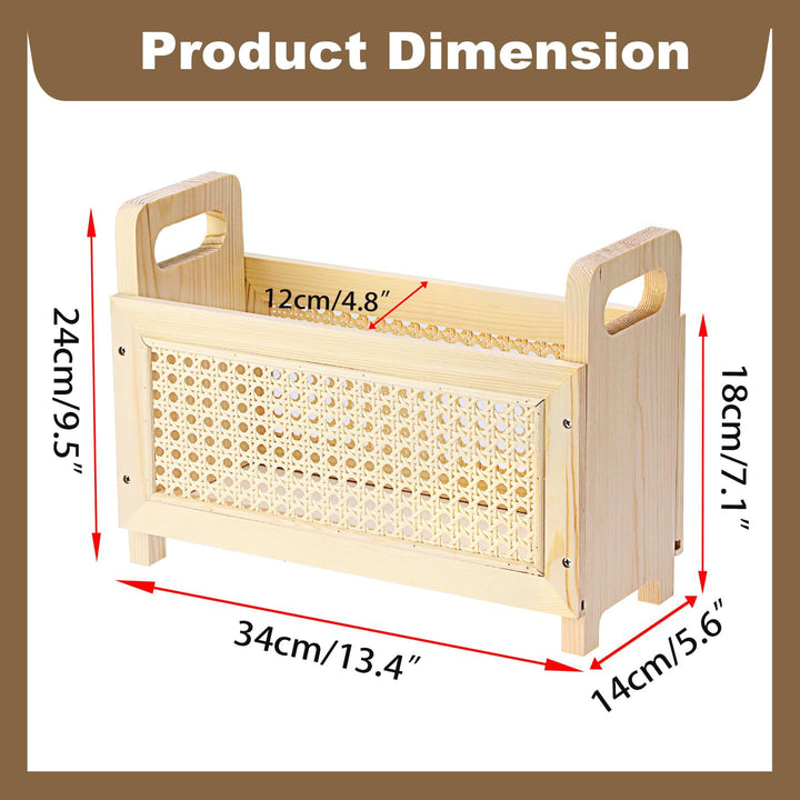 Rectangular Woven Storage Basket Kalsten