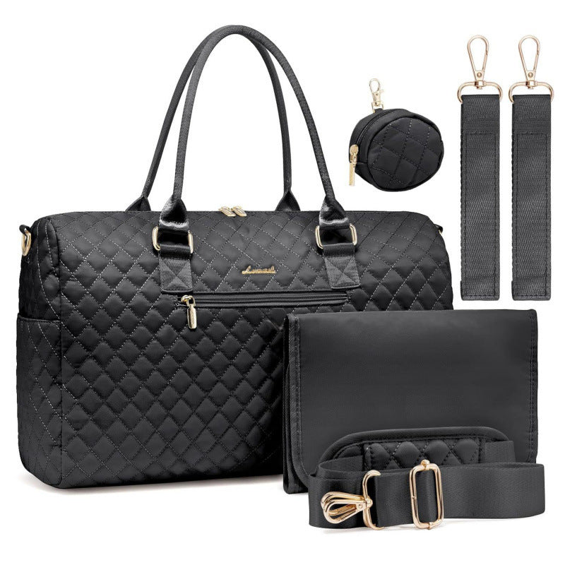 Sophisticated Quilted Travel Tote Set Kalsten