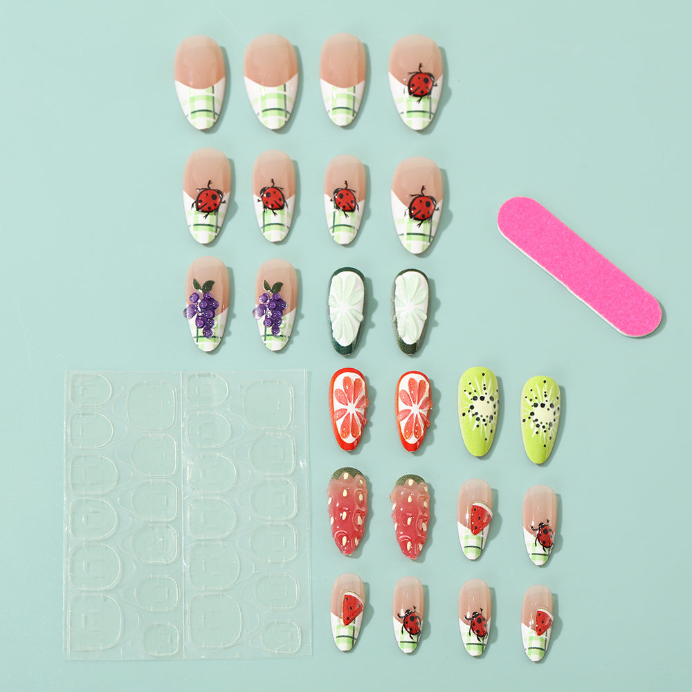 Creative and cheerful art nails Kalsten