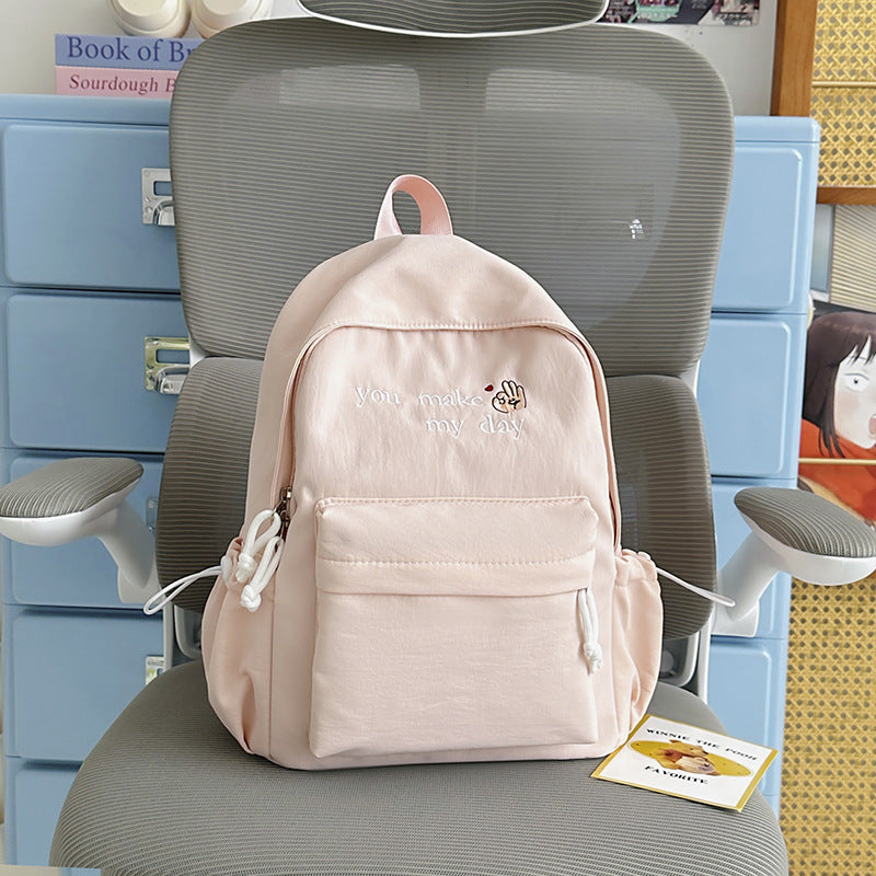 Casual Embroidered Mini Backpack Kalsten
