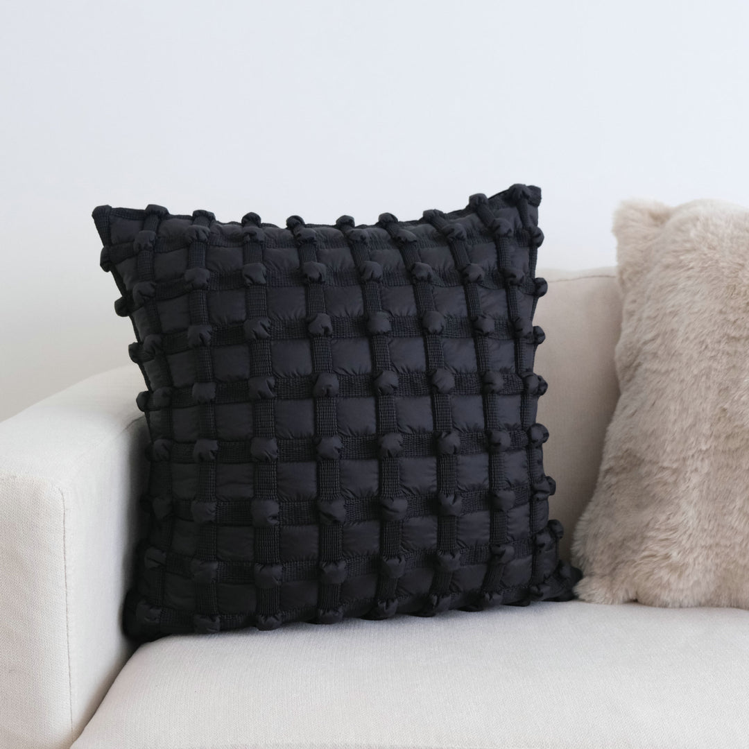 Textured Knit Throw Pillow for Home Decor