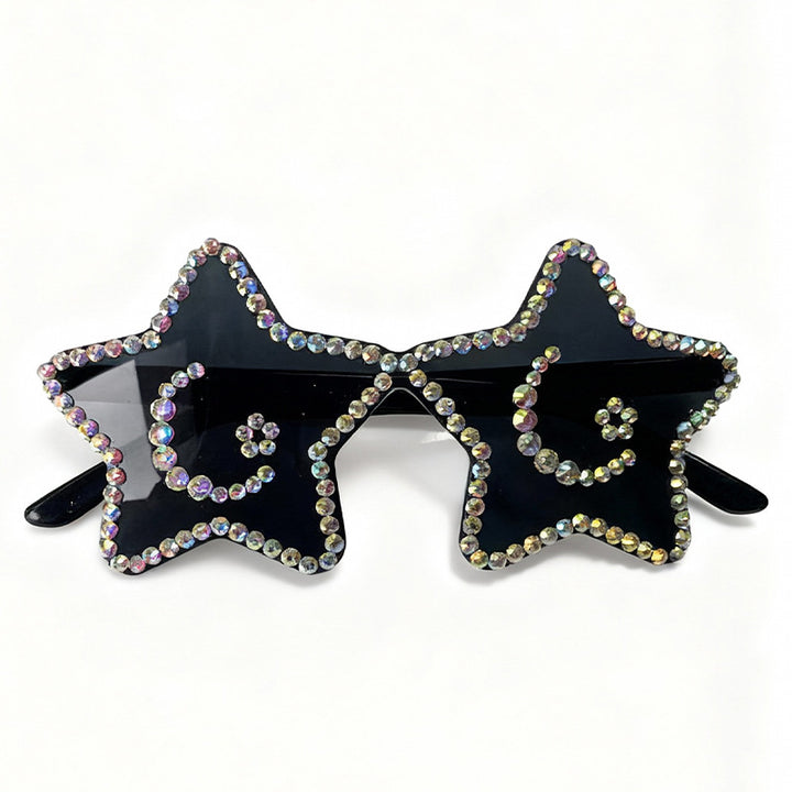 Star-Shaped Rhinestone Sunglasses Kalsten