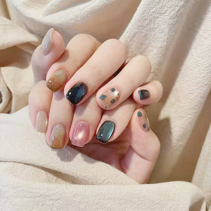 Elegant French Tip Press-On Nail Set Kalsten