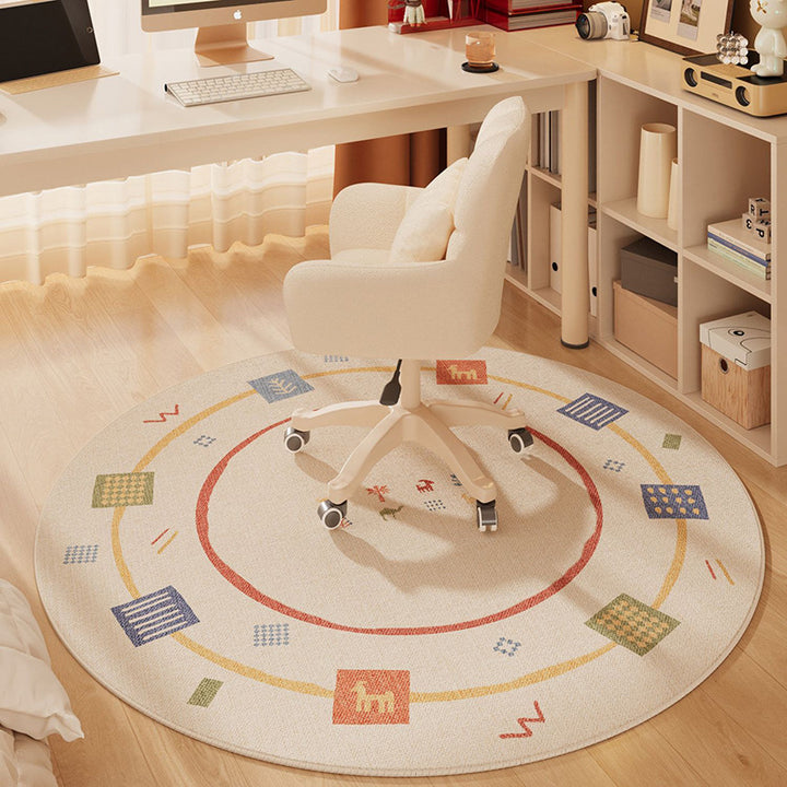 Round Decorative Area Rug