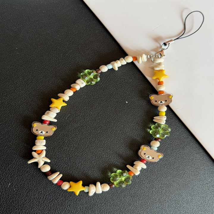 Fun-Themed Beaded Keychain Holder Kalsten