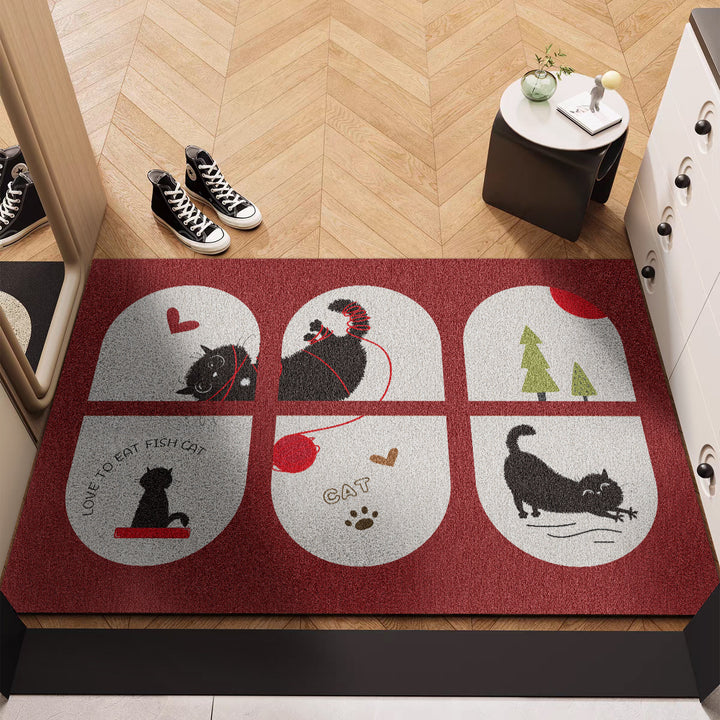 Geometric Pattern Floor Mat