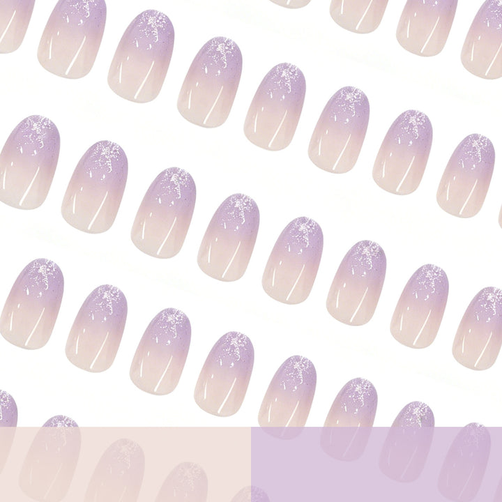 Glossy Gradient Gel Nail Enhancements Kalsten