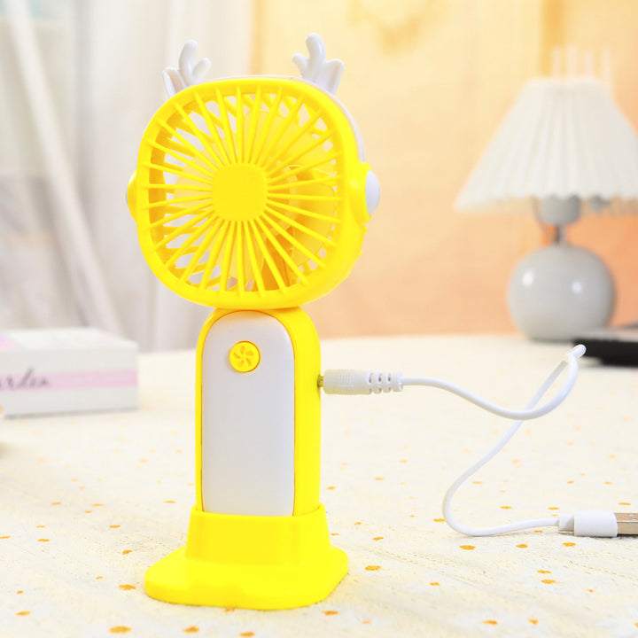 Ladies Portable Table Fan with Cute Antler Design Kalsten