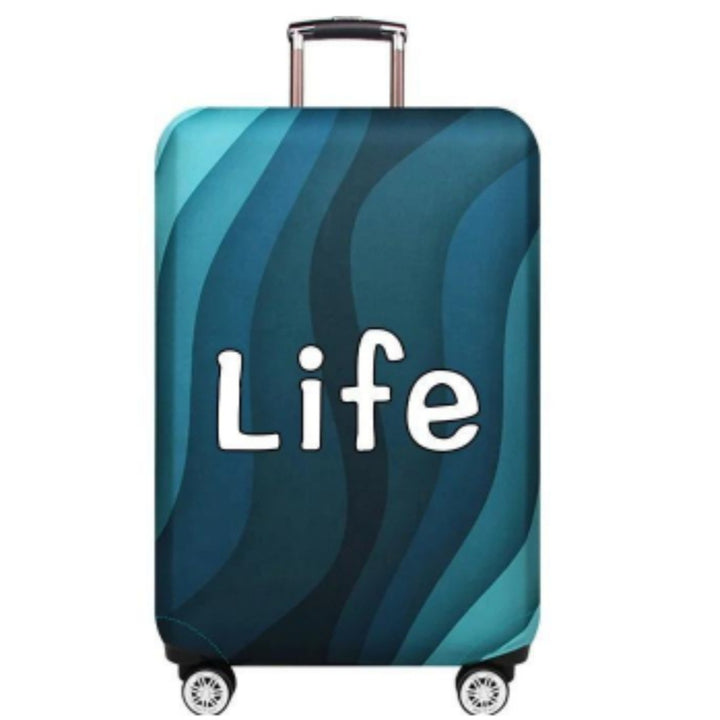 Unisex Hard Shell Luggage with Stylish Wave Pattern Kalsten