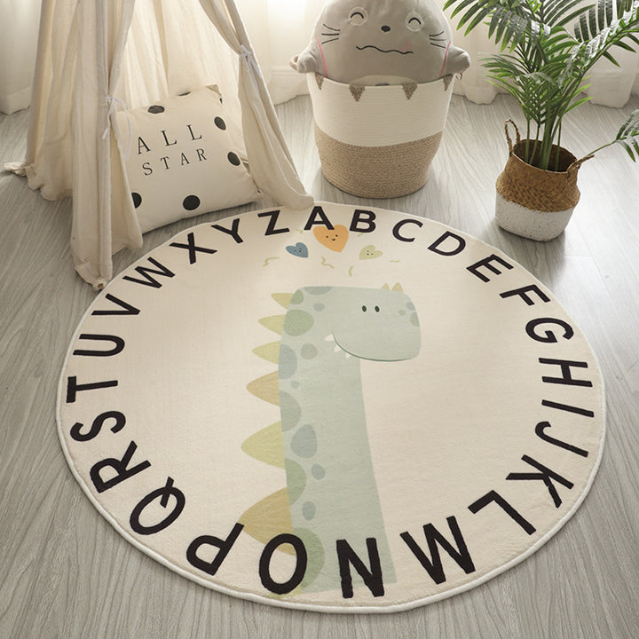 Playful Dinosaur-Themed Area Rug