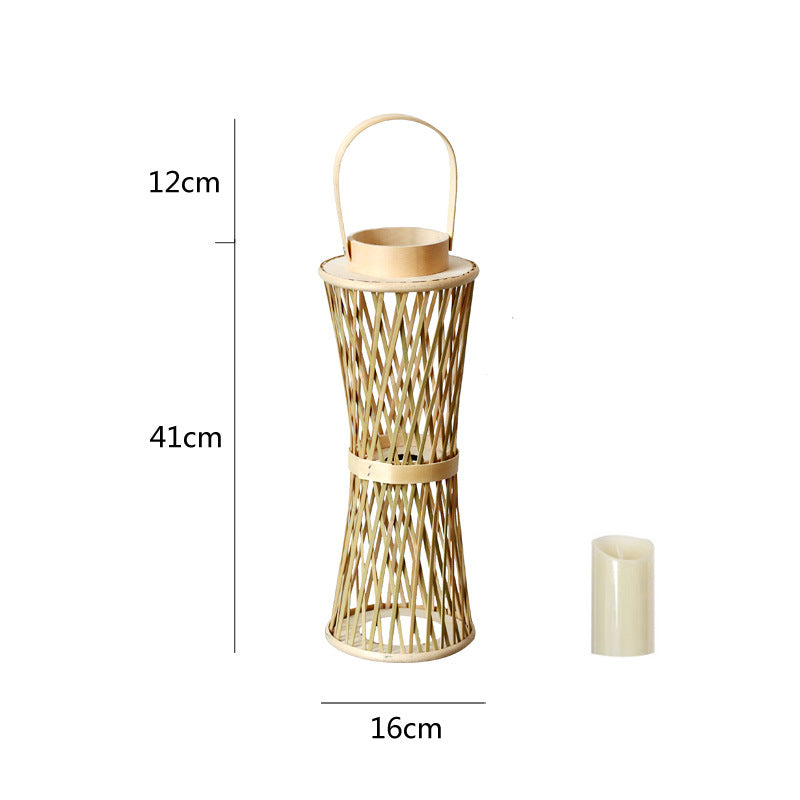 Elegant Lantern made of Rattan Kalsten