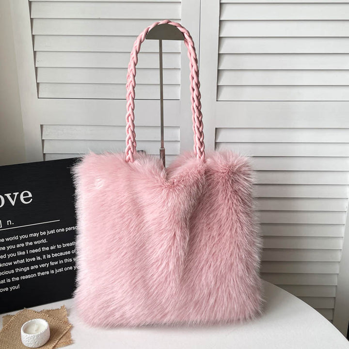 Luxurious Faux Fur Tote Bag
