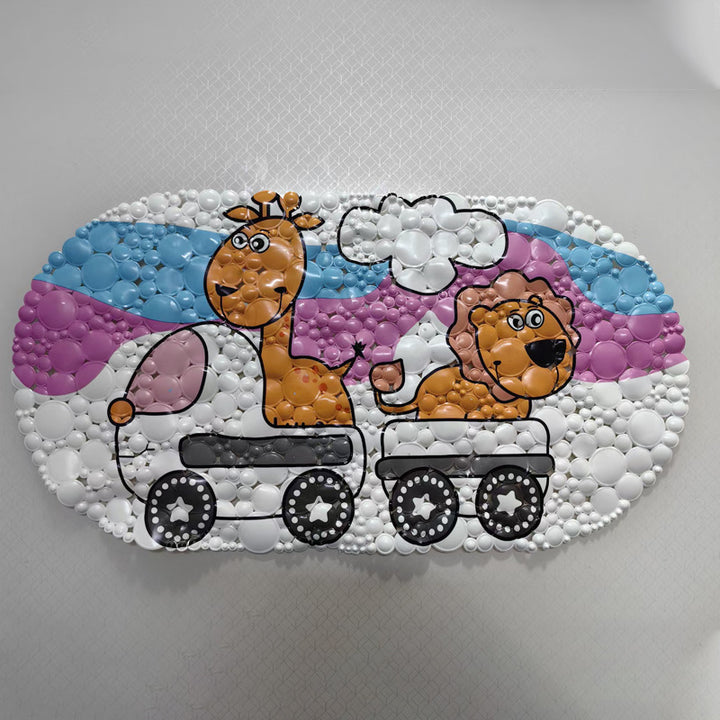 Coastal-Themed Memory Foam Bath Mat Kalsten