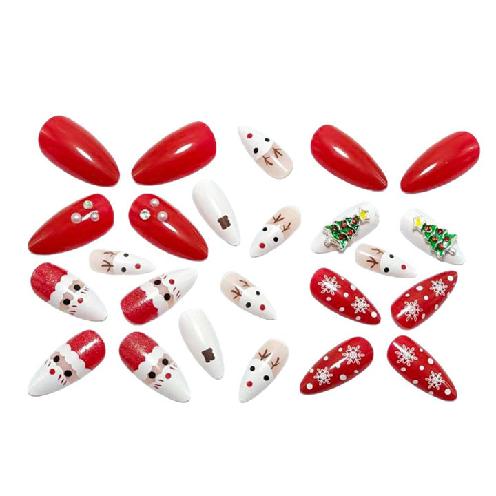 Festive art nails with Christmas motifs Kalsten 1787298489