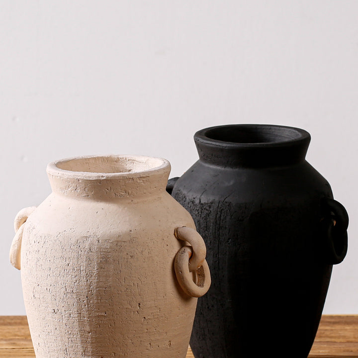 Antique ceramic vase with texture Kalsten