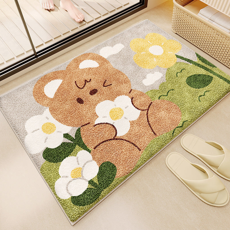 Fun Monster-Themed Bath Mat