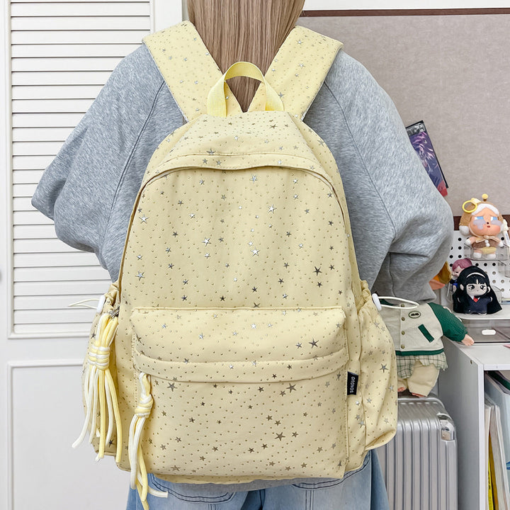 Star-Patterned Backpack