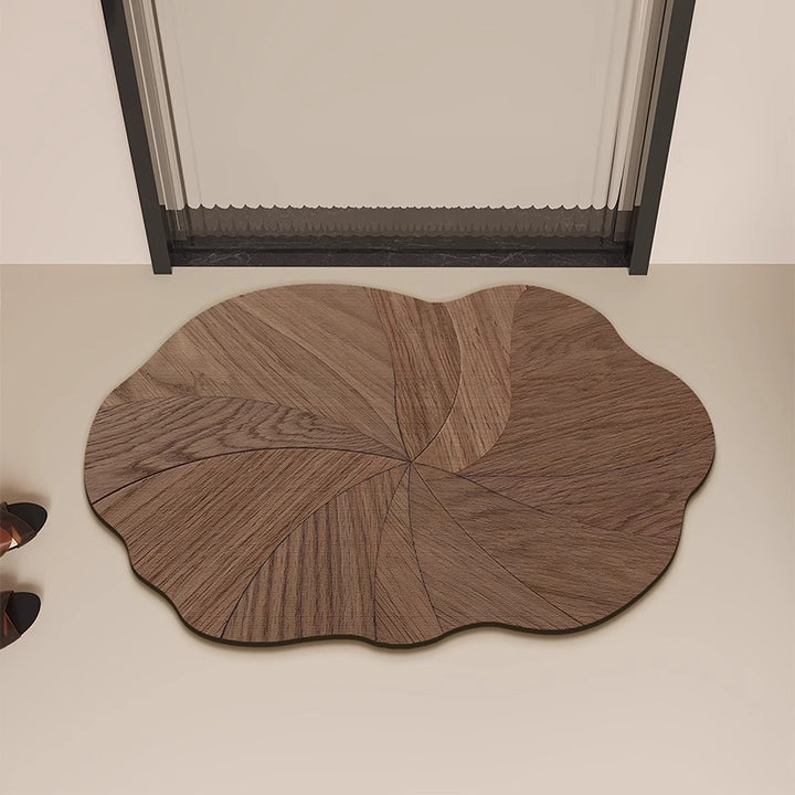 Artistic Circular Area Rug for Indoor Home Decor