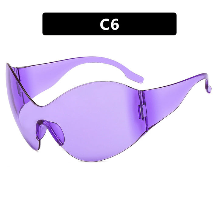 Women's visor-style sunglasses with innovative protection design Kalsten