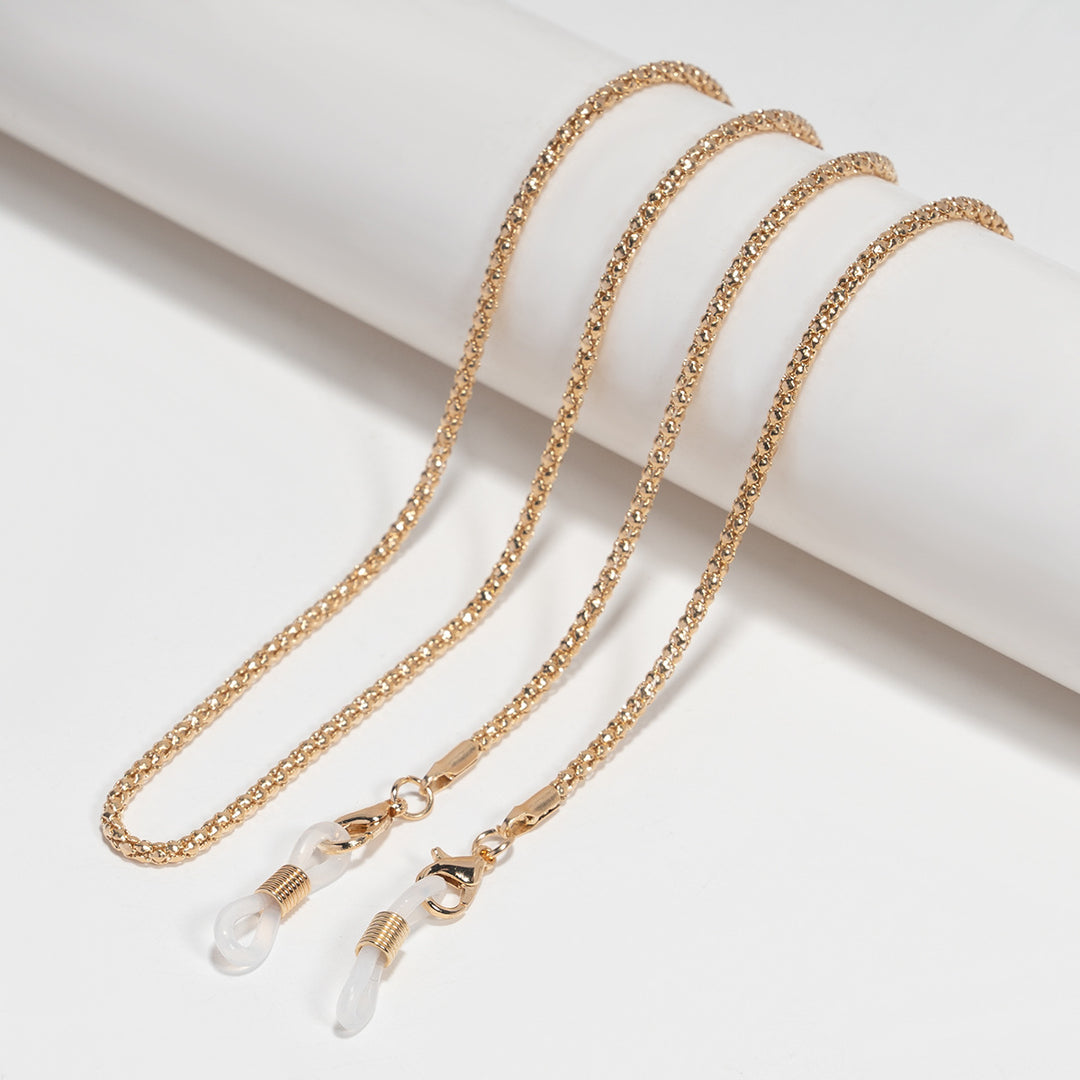 Elegant Silver-Plated Eyewear Chain Kalsten