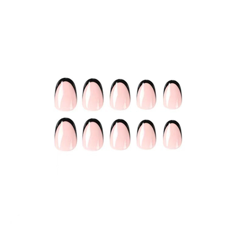 Acrylic nail set with elegant French tips and exciting ombre design Kalsten