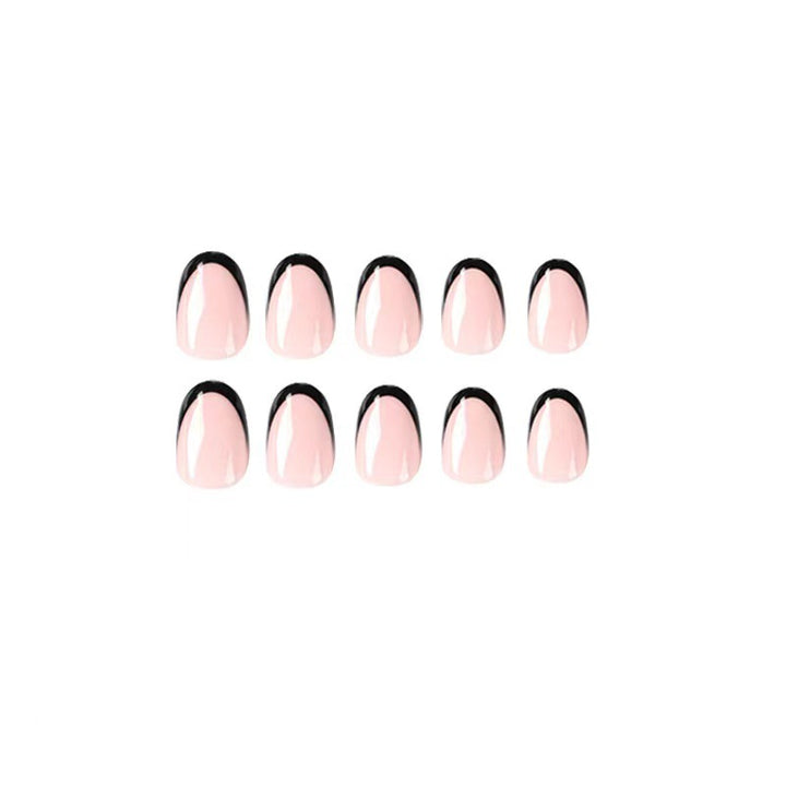 Acrylic nail set with elegant French tips and exciting ombre design Kalsten