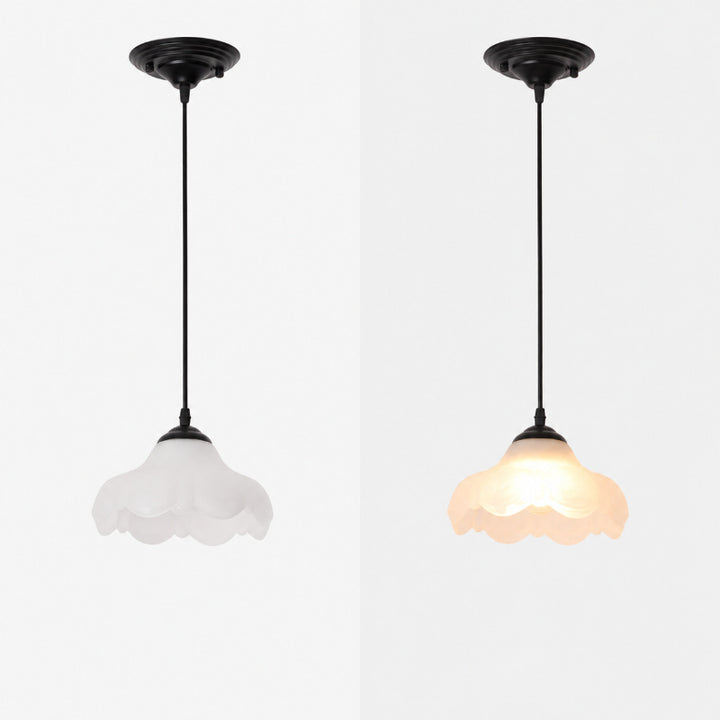 Vintage Floral Pendant Light