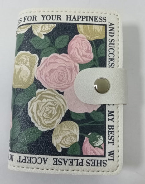 Floral Print Zippered Wallet Kalsten
