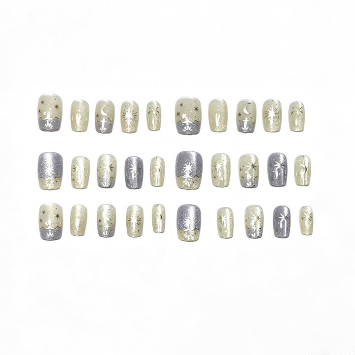 Celestial Themed Press-On Nail Set Kalsten