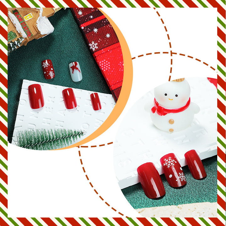 Artificial Christmas Art Nails Kalsten