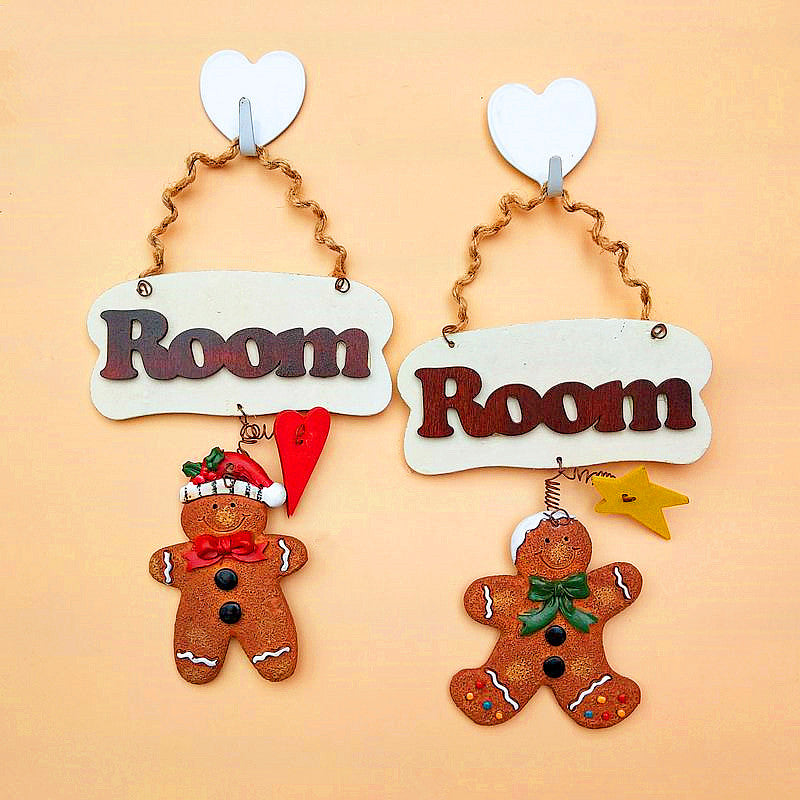 Decorative Gingerbread Room Name Sign