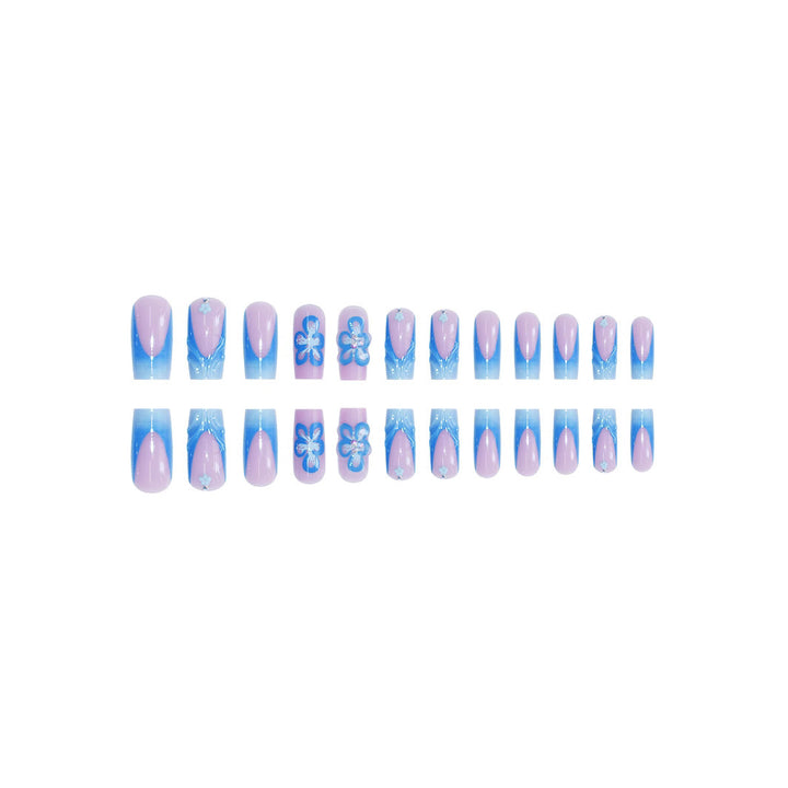 Floral 3D Press-On Nail Art Extensions Kalsten