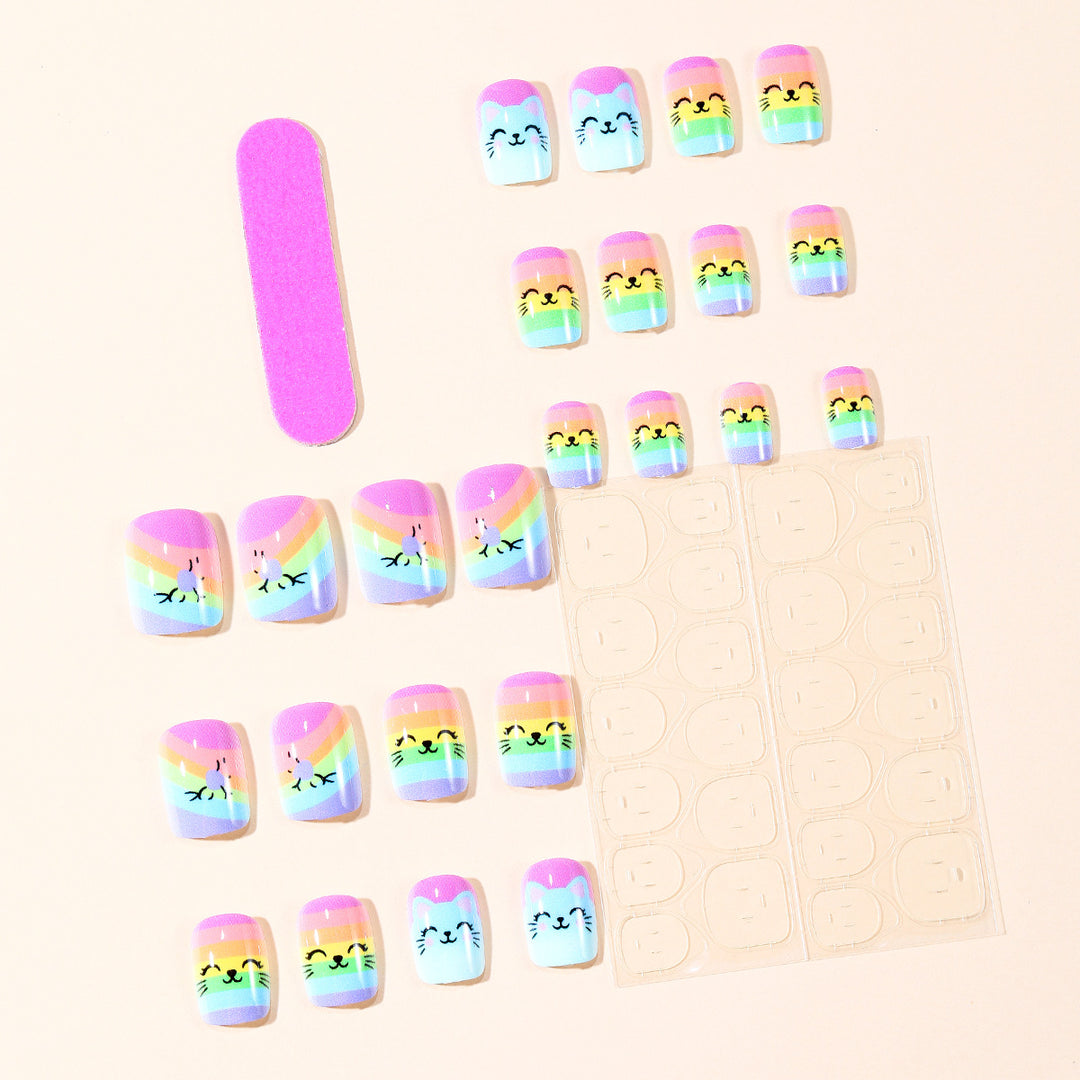 Creative Cat-Themed Nail Art Kit Kalsten