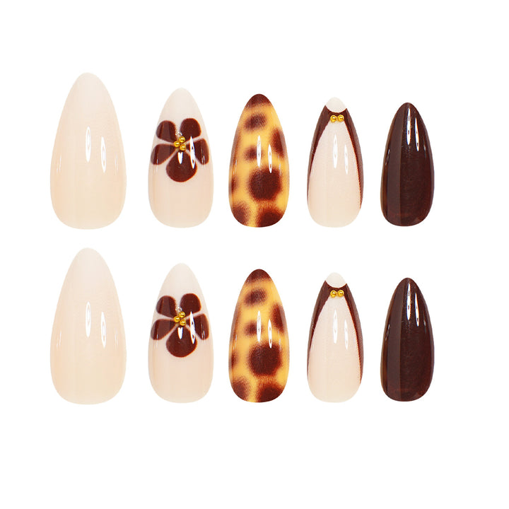 Elegant Stiletto Press-On Nail Art Set Kalsten