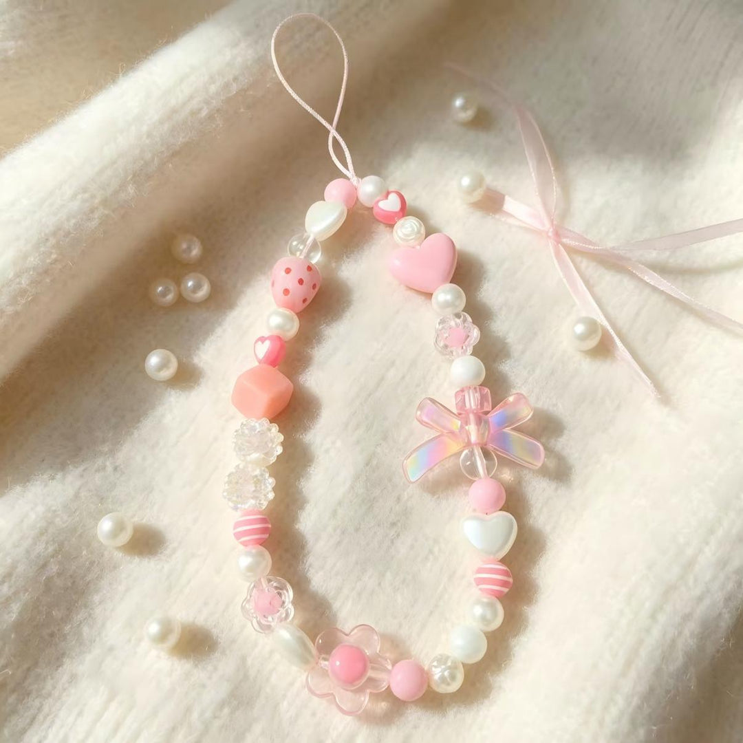 Beaded Phone Charm Necklace Kalsten
