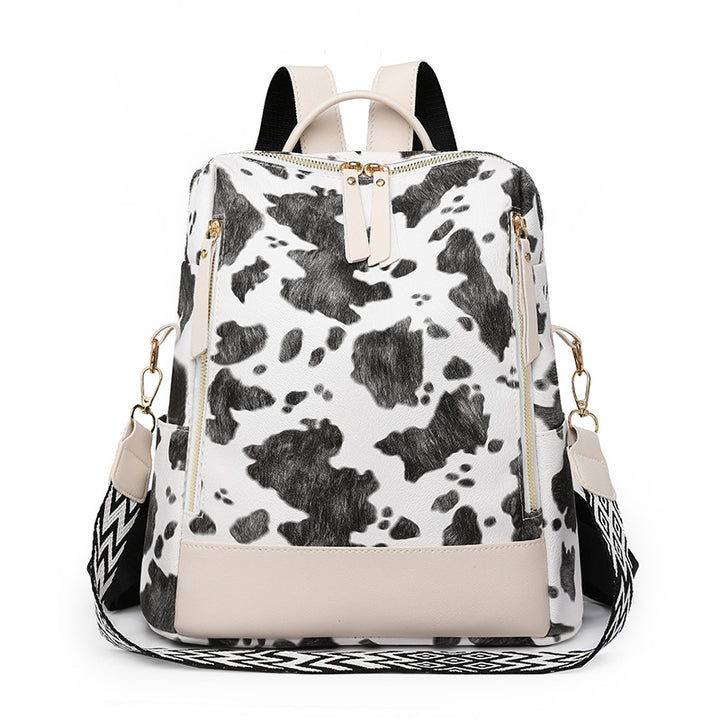 Fashionable Cow Print Backpack Kalsten