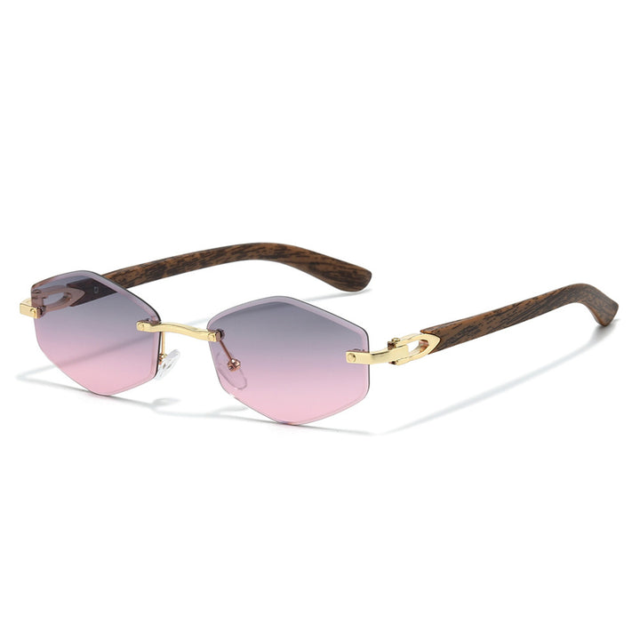 Futuristic Hexagonal Frame Sunglasses Kalsten