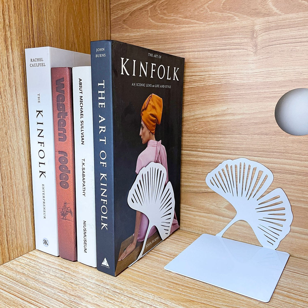 Decorative Ginkgo Leaf Bookends