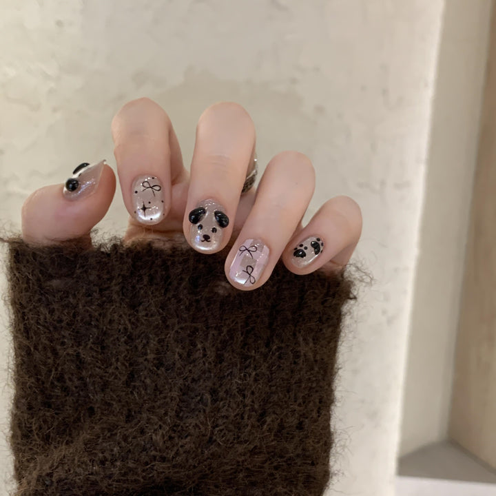 Creative Art Nails In Panda Design Kalsten