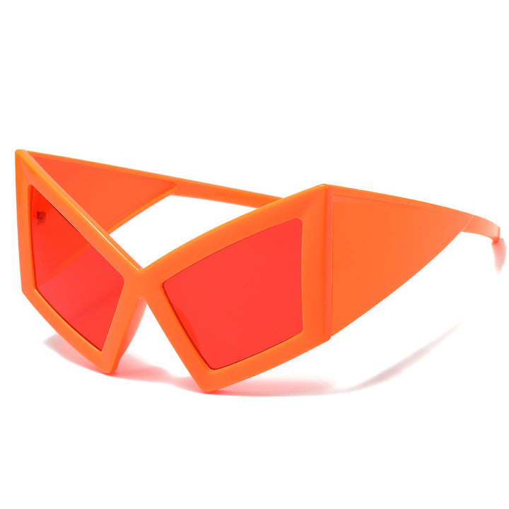 Futuristic Geometric Shield Sunglasses Kalsten