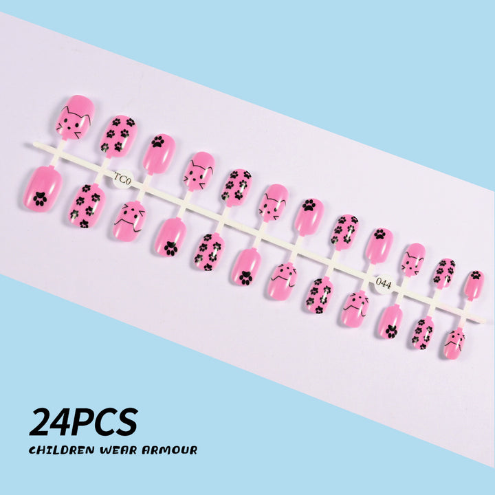 Children's Fun-Themed Press-On Nail Set Kalsten