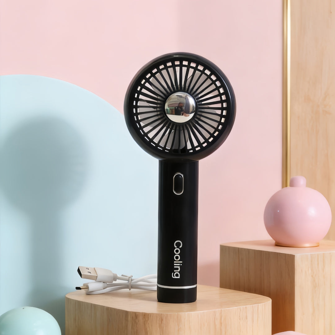 Portable USB Hand Fan with Ergonomic Design and Variable Speed Control Kalsten